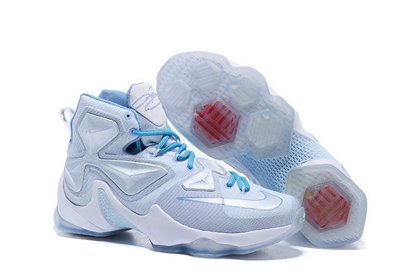 2015 Nike Lebron Xiii - Mens White Gray Red On Sale